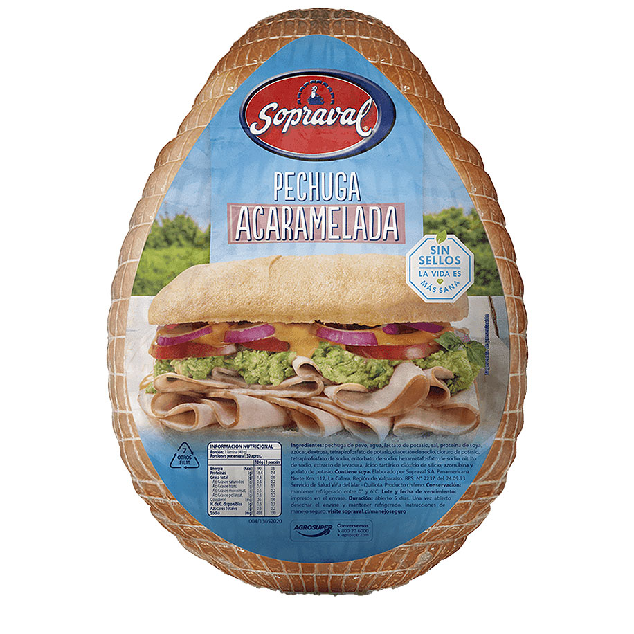 Pechuga de Pavo Acaramelada Sopraval