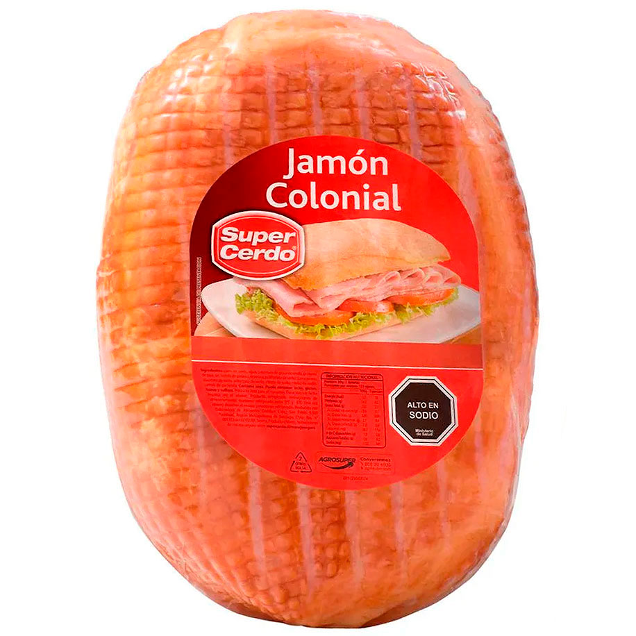 Jamón Colonial Súper Cerdo 3.5 kg. aprox.