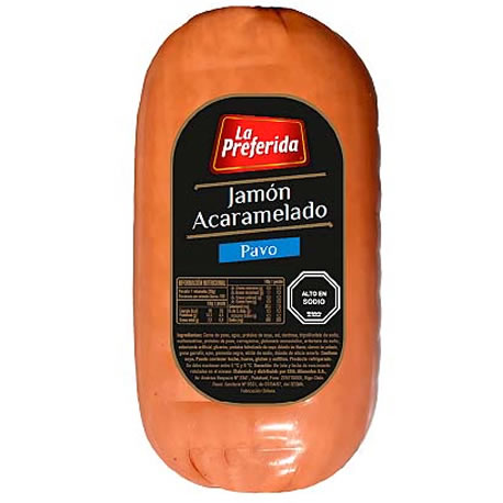 Jamón de Pavo Acaramelado La Preferida