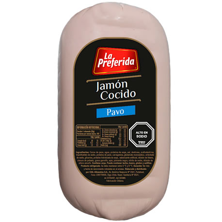 Jamón de Pavo Cocido La Preferida