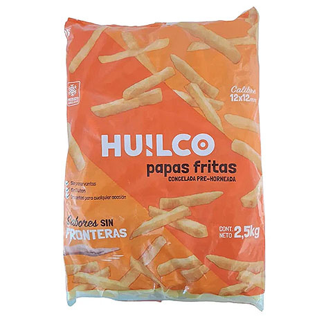 Papas Prefritas Huilco 2.5 kg.