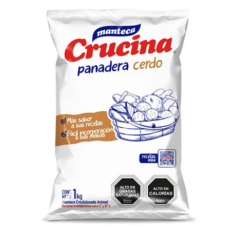Manteca Crucina Panadera Cerdo 1 kg.
