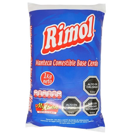 Manteca Rimol Cerdo 1 kg.