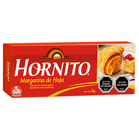 Margarina Hornito Hoja 1 kg.